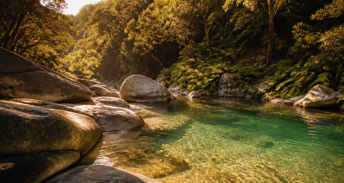 piscines naturelles de zoza rochers et eau turquoise