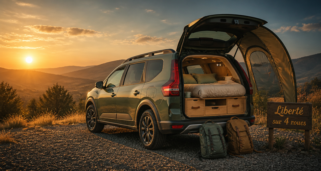 camping car dacia prix jogger module bois lit