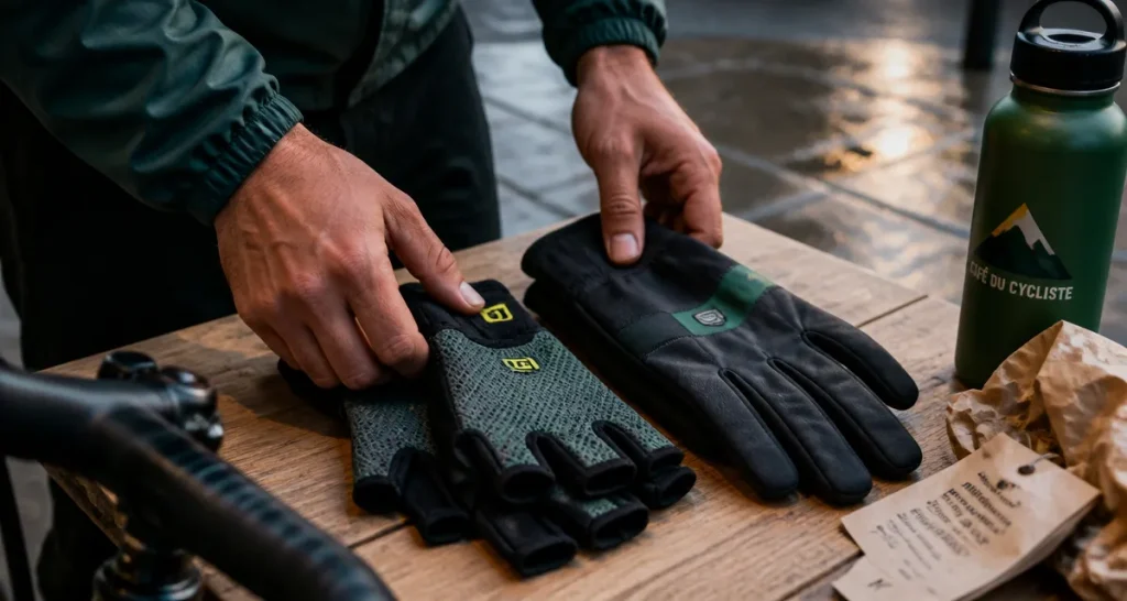 Gants velo : gants été mesh et gants hiver coupe-vent
