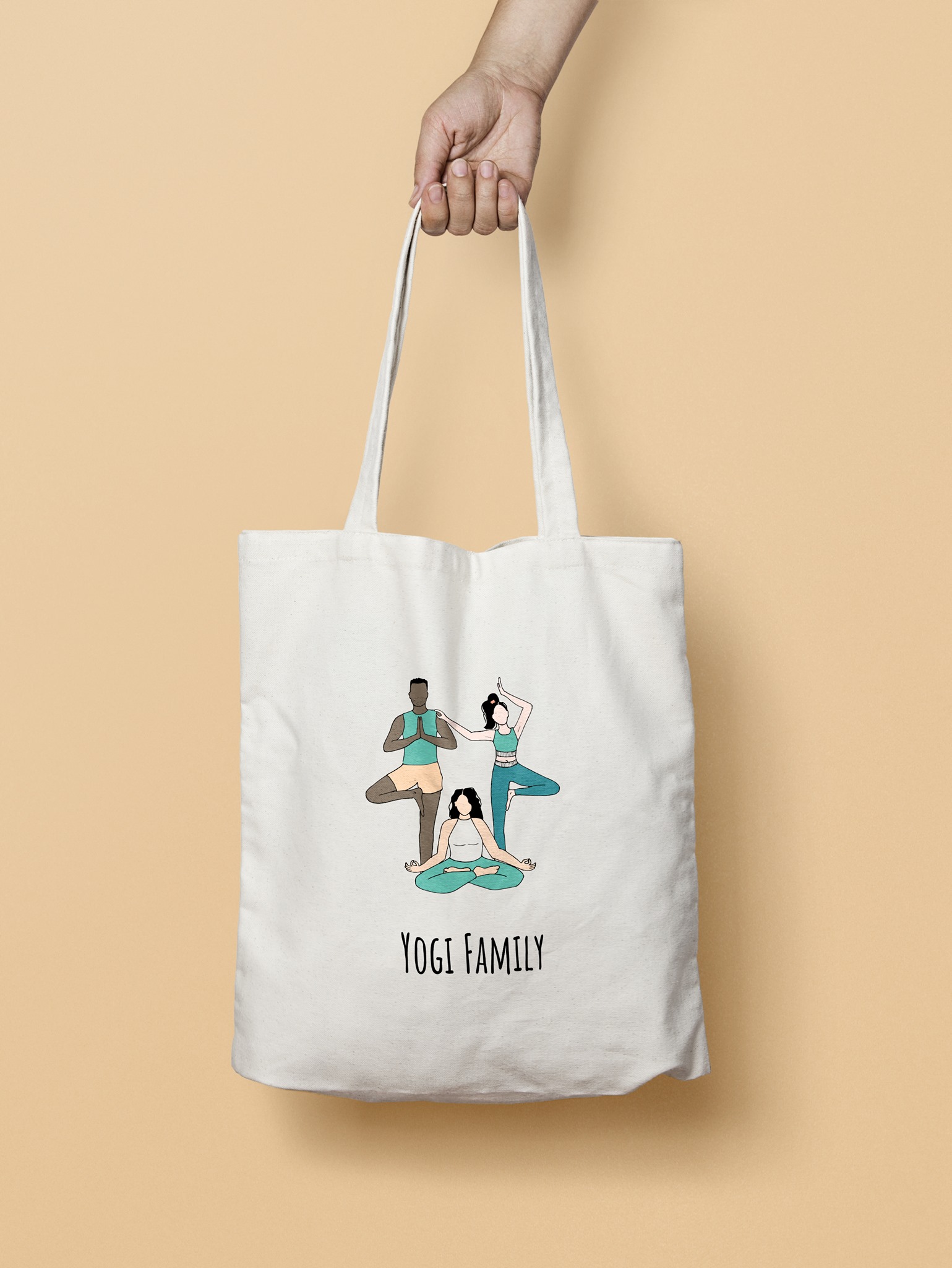 Tote bag #1 -  Yogi Family (épuisé)