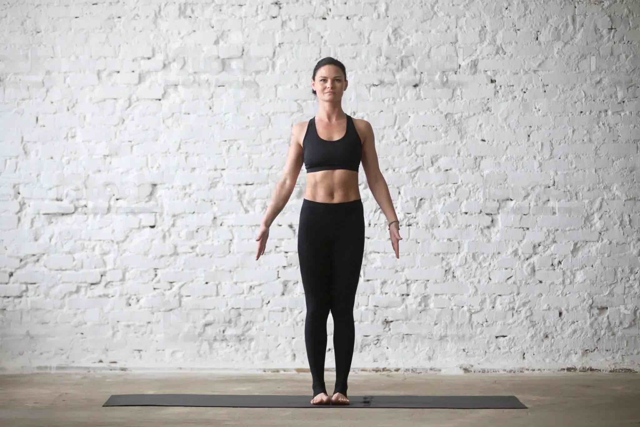 posture de la montagne tadasana