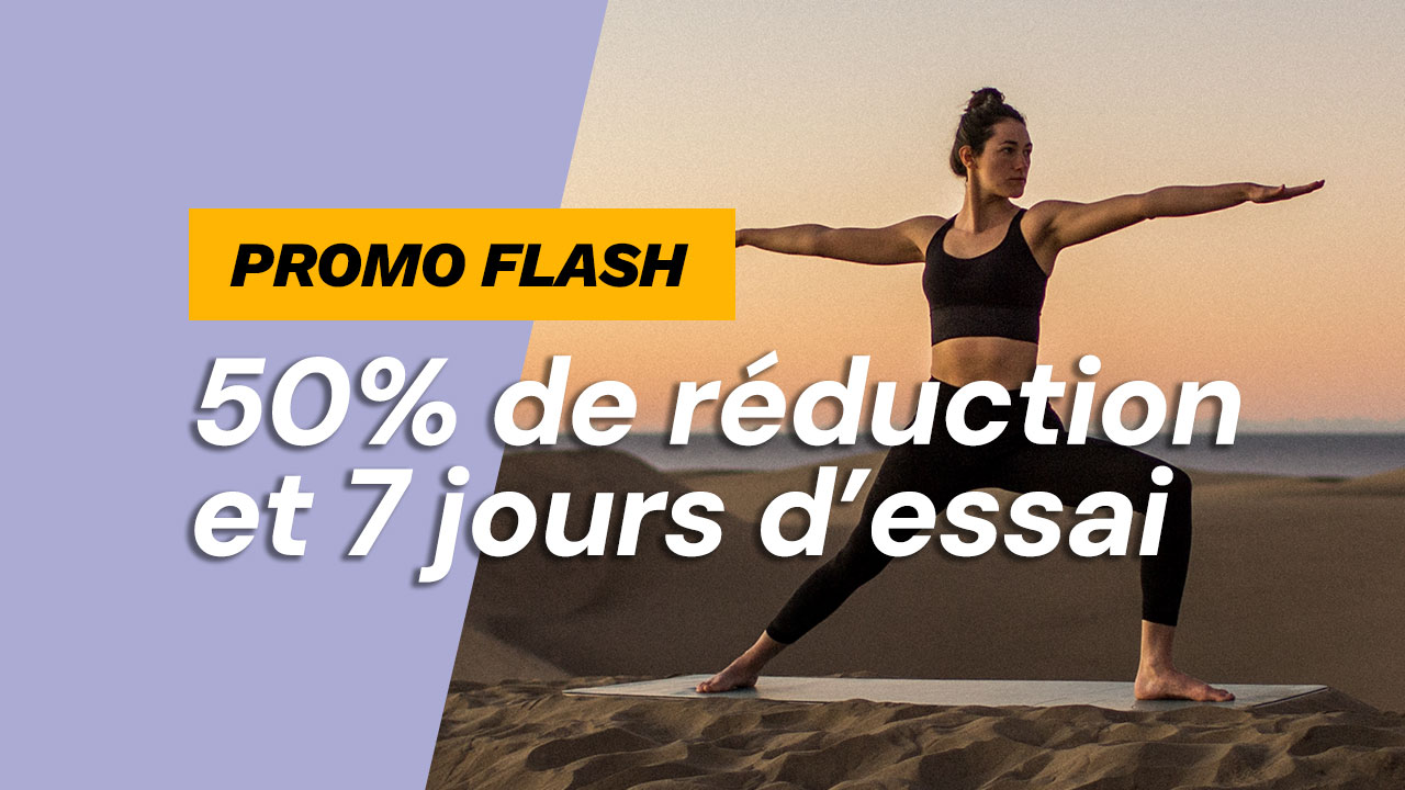 50% de réduction sur le studio 🧘♂️