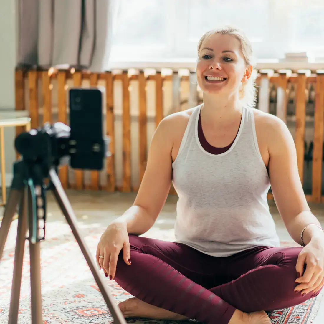 professeur de yoga en ligne