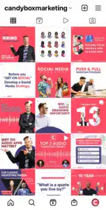candybox marketing instagram feed