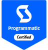 Badge certifié programmatique pour l'excellence en marketing numérique.