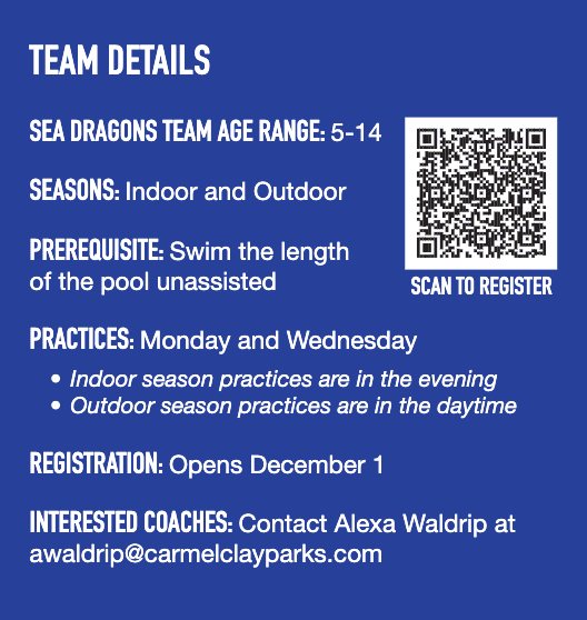Sea Dragons Swim Team - Carmel Clay Parks & Recreation