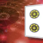 Due di Denari, simbolo di fortuna e scelte nelle cartomanzia.