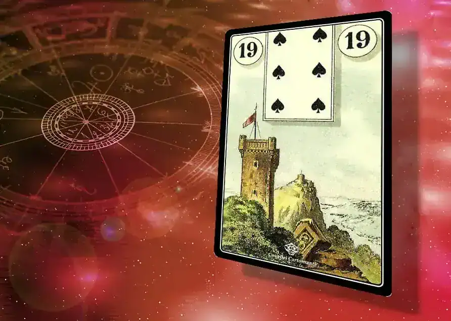 Tarocco Torre delle Sibille, simbolo di protezione e forza nelle letture divinatorie.