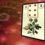 Carta delle Sibille: Quadrifoglio, simbolo di fortuna e prosperità nelle letture di cartomanzia.