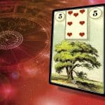 Carta delle Sibille: Albero, simbolo di crescita e saggezza nelle letture divinatorie.