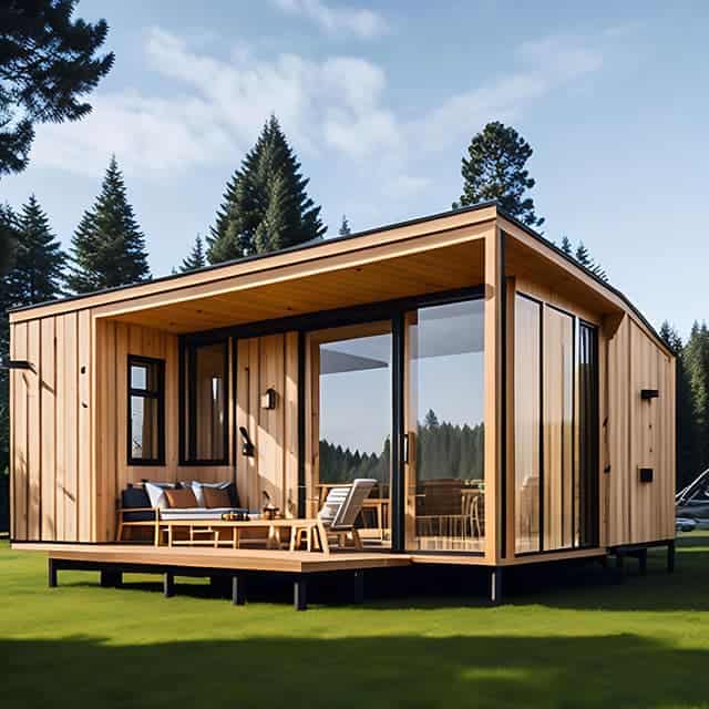 Cabañas de paneles de madera