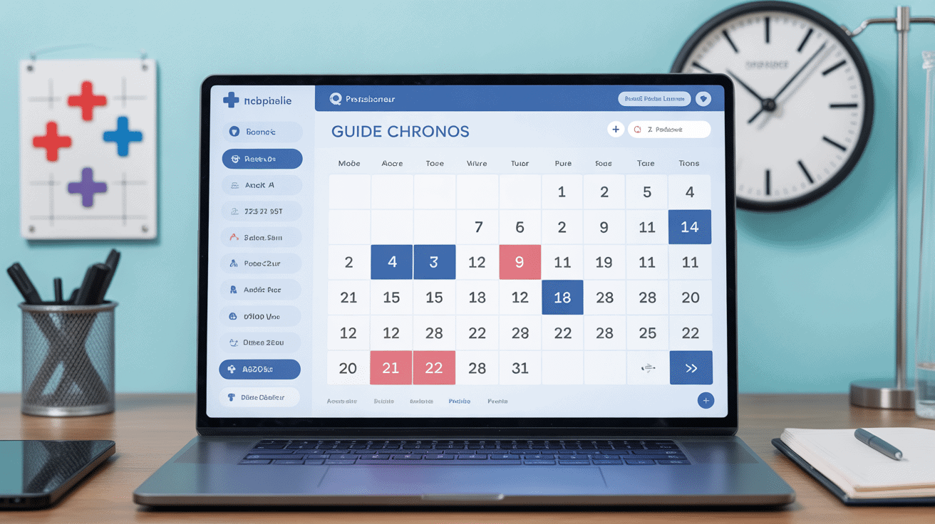 Interface Chronos CHU Dijon gestion planning hospitalier