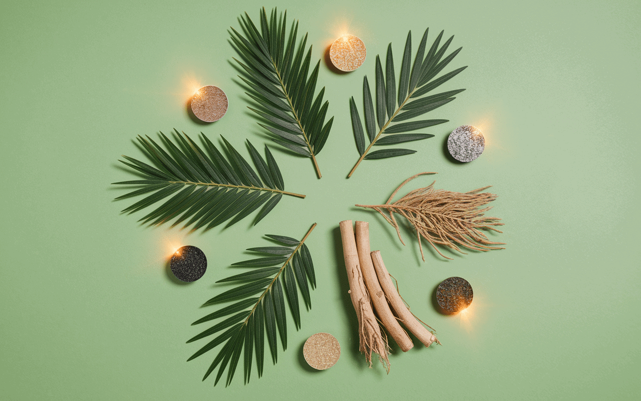 Ingrédients Erexol maca ginseng palmier nain