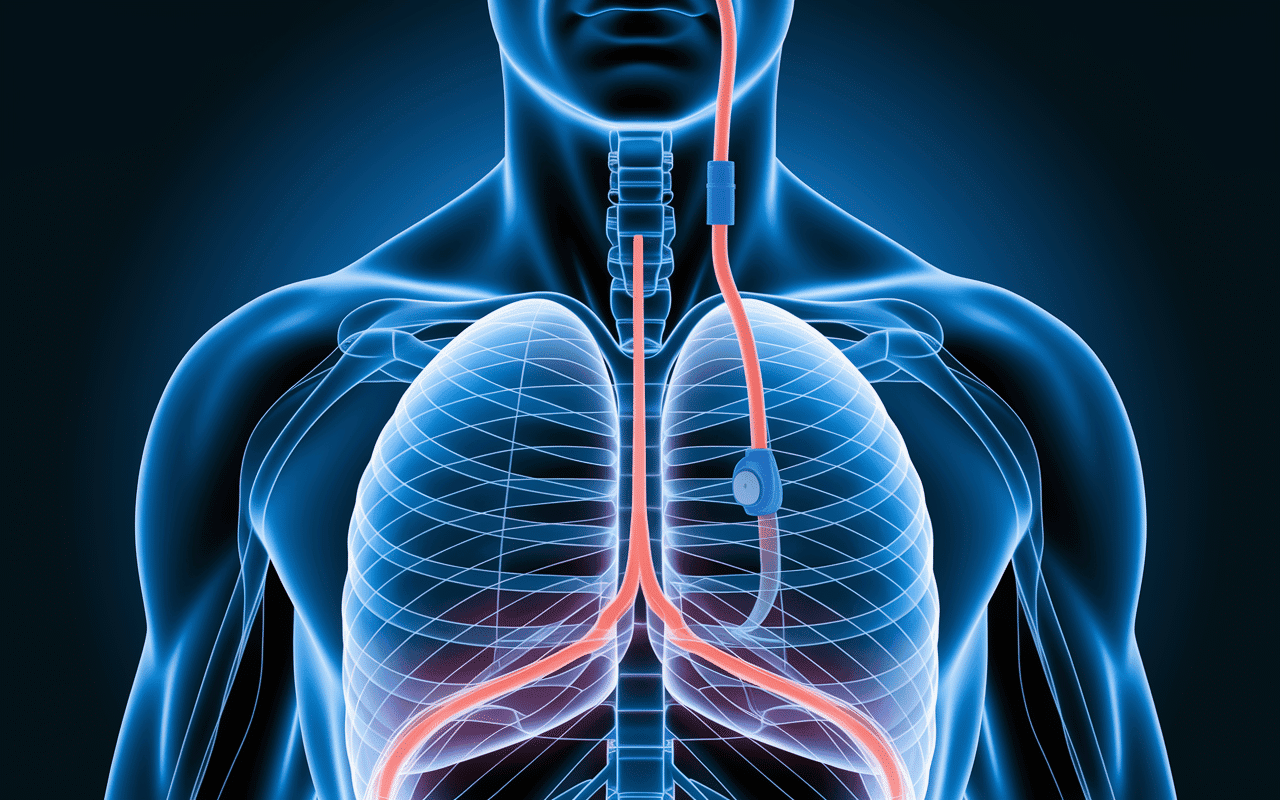 Illustration anatomique PICC line