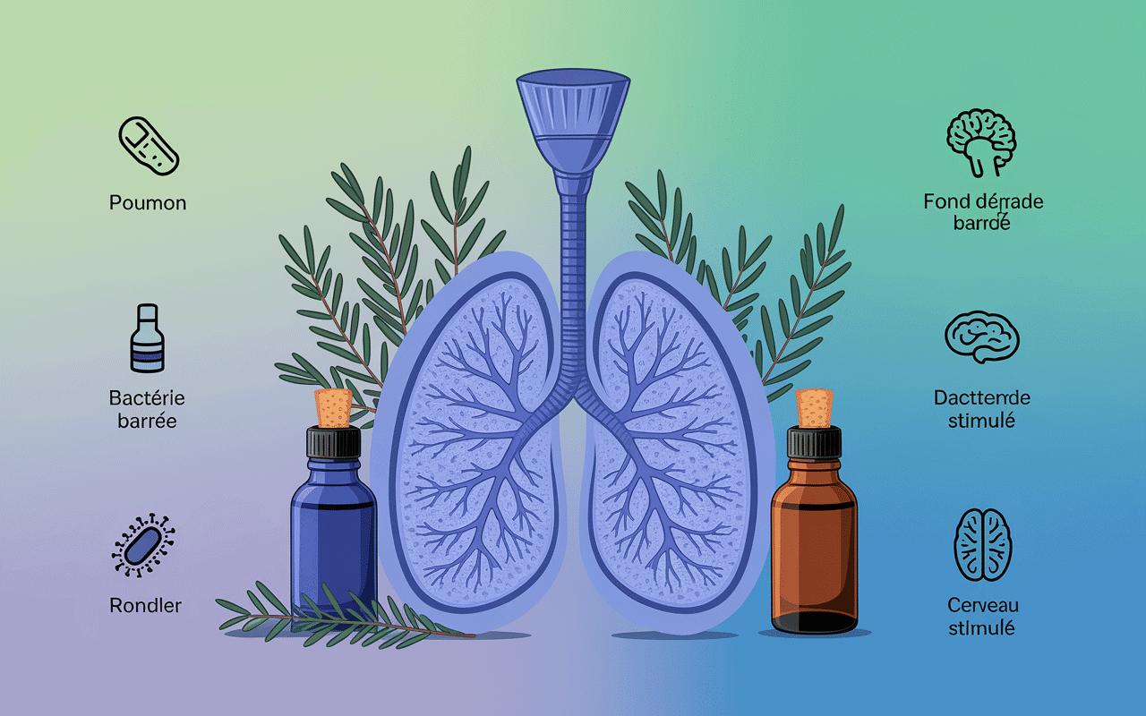 Système respiratoire, romarin et effets antiseptiques