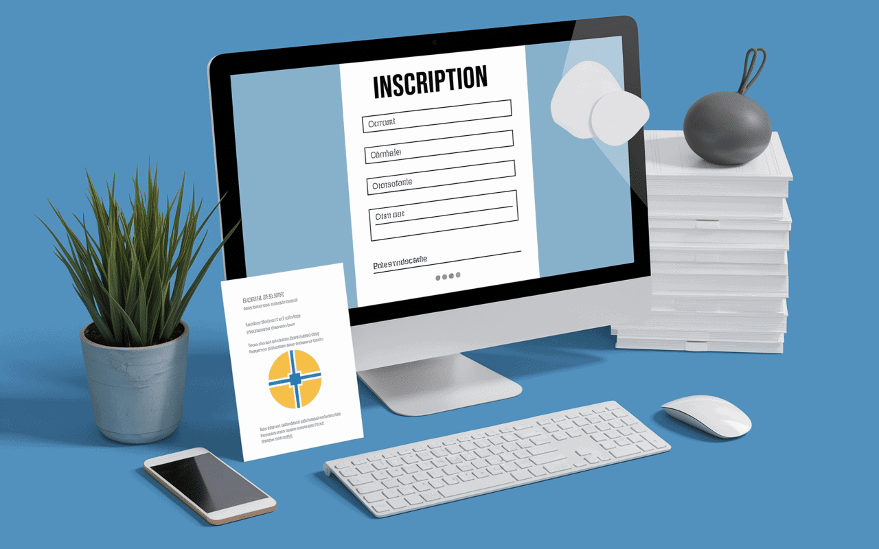 Formulaire de création de compte Lifen Planning