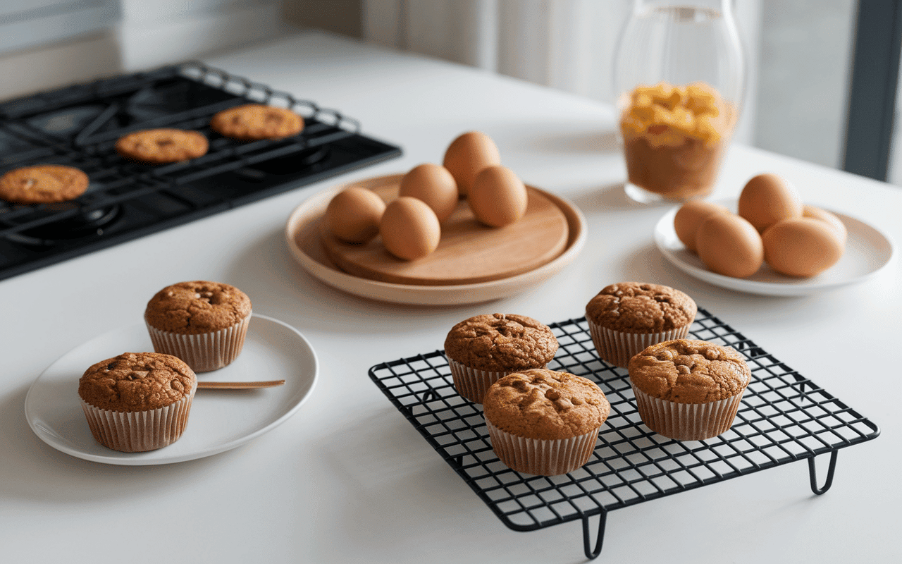 Muffins et cookies sans sucre pour diabétiques en cuisine moderne
