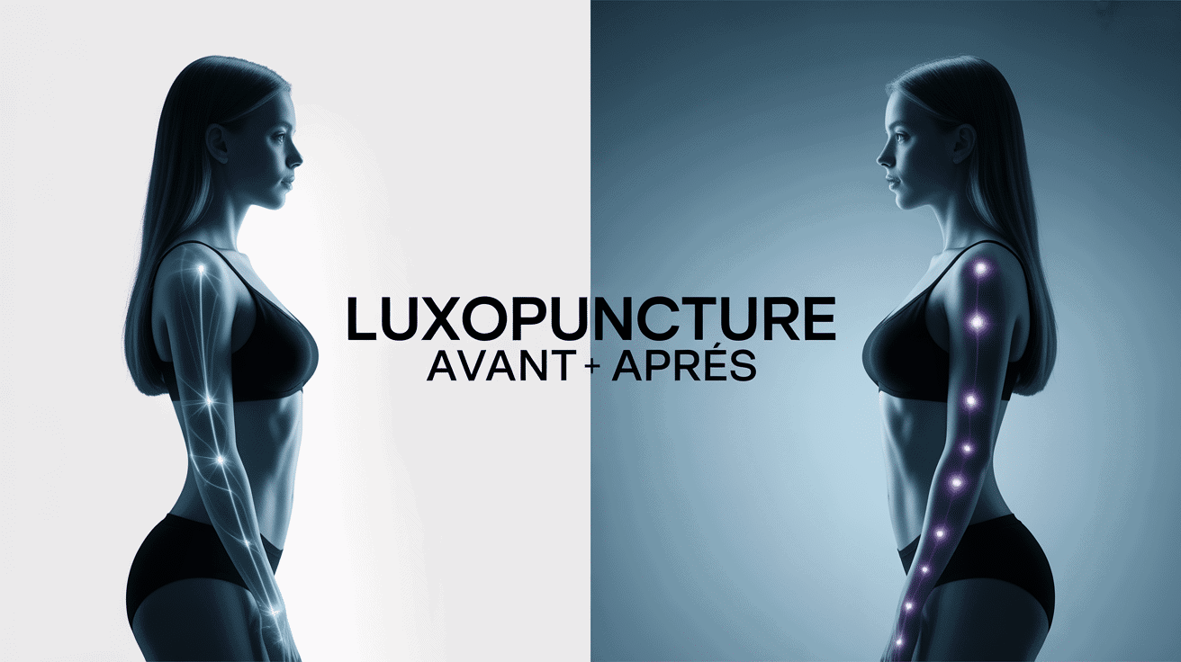 Luxopuncture avant après silhouette balance