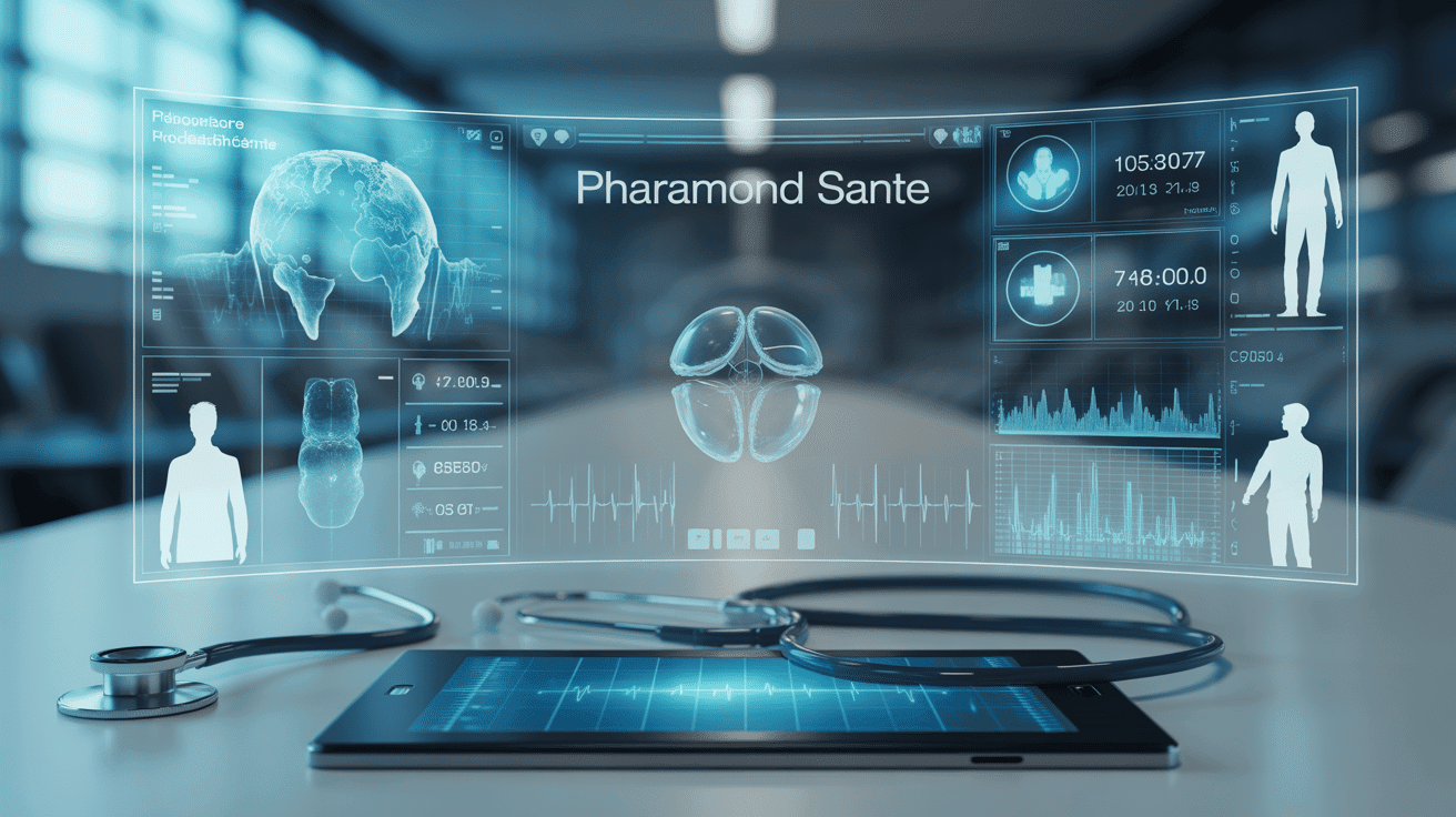 interface futuriste pharamond santé