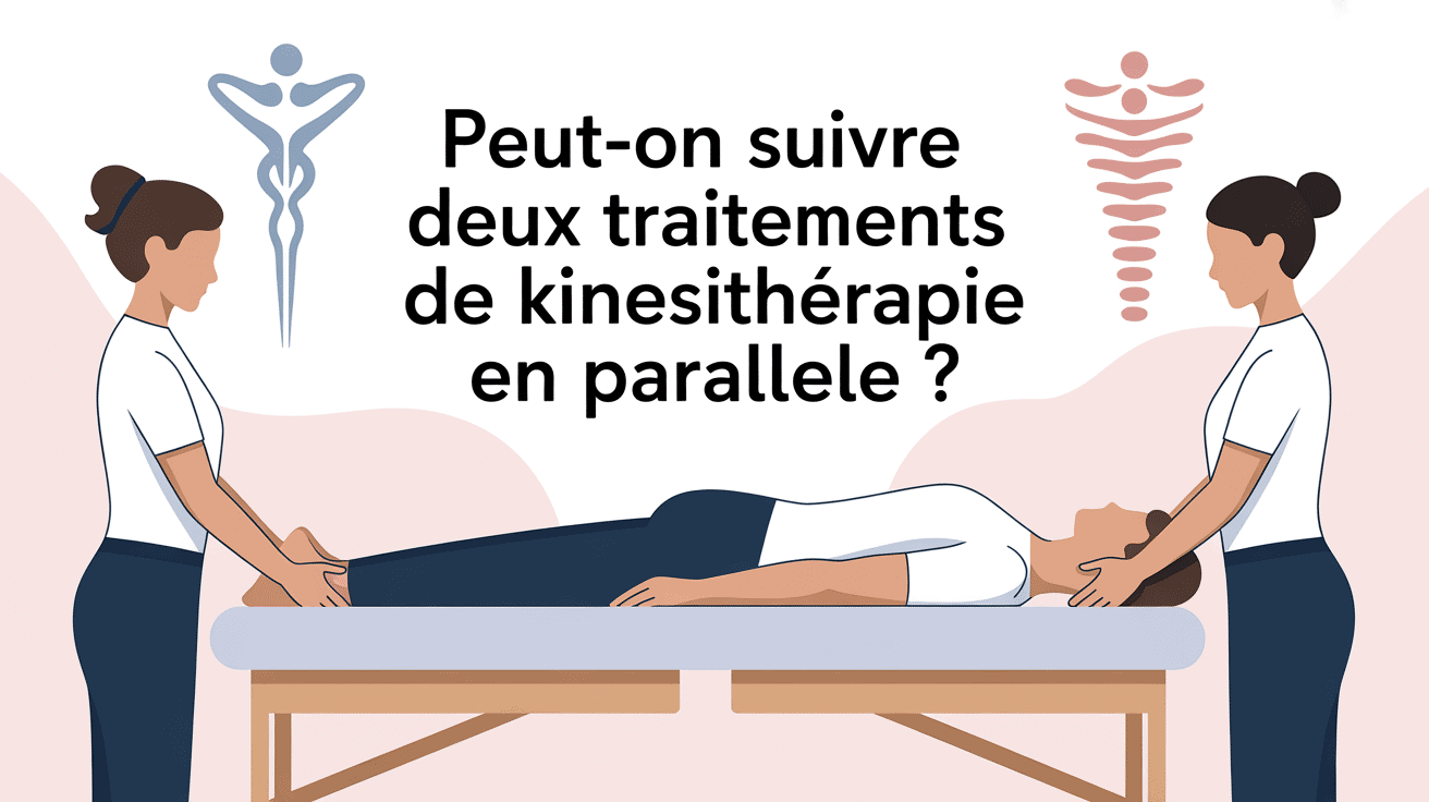 peut on avoir 2 kiné en même temps Infographie patient deux kinés