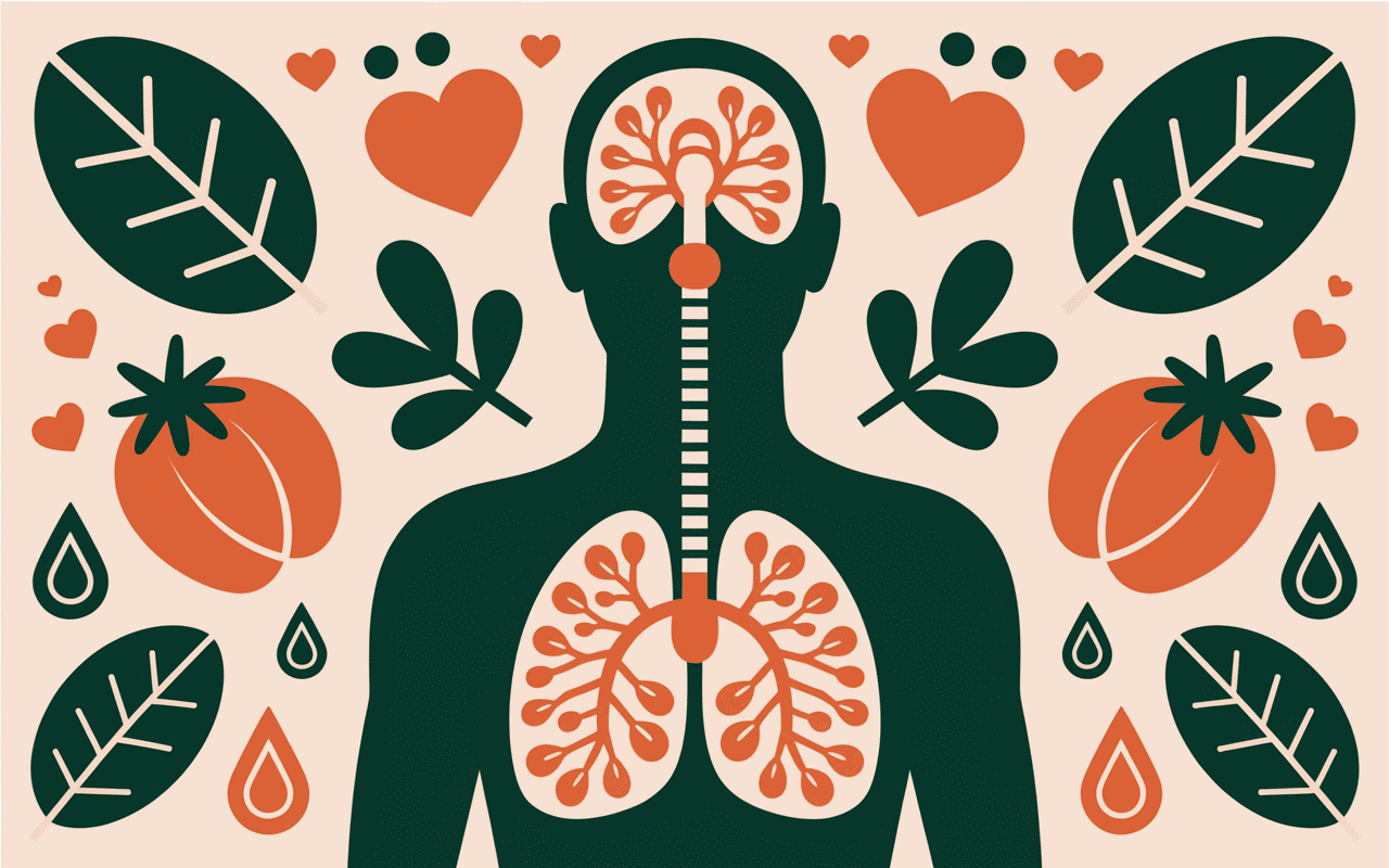 Illustration des bienfaits santé du sirop de carotte