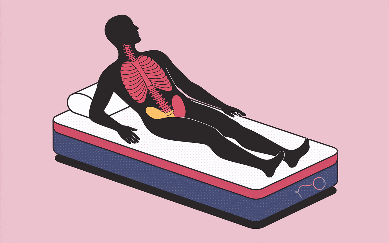 tempur avis kiné coupe technique matelas mémoire forme soutien dos