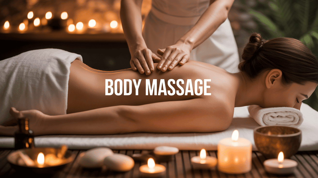 scene spa de body massage relaxante