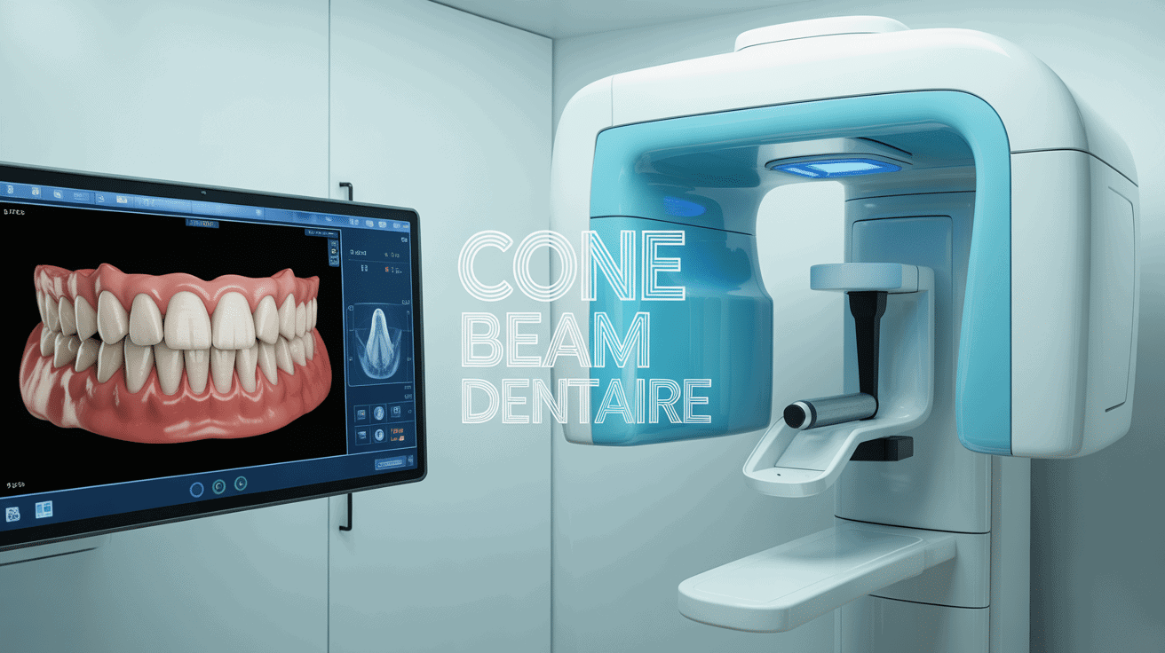 Scanner cone beam dentaire moderne en cabinet