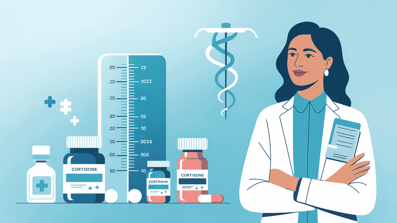 40 mg de cortisone par jour est-ce beaucoup dosage quotidien médecin