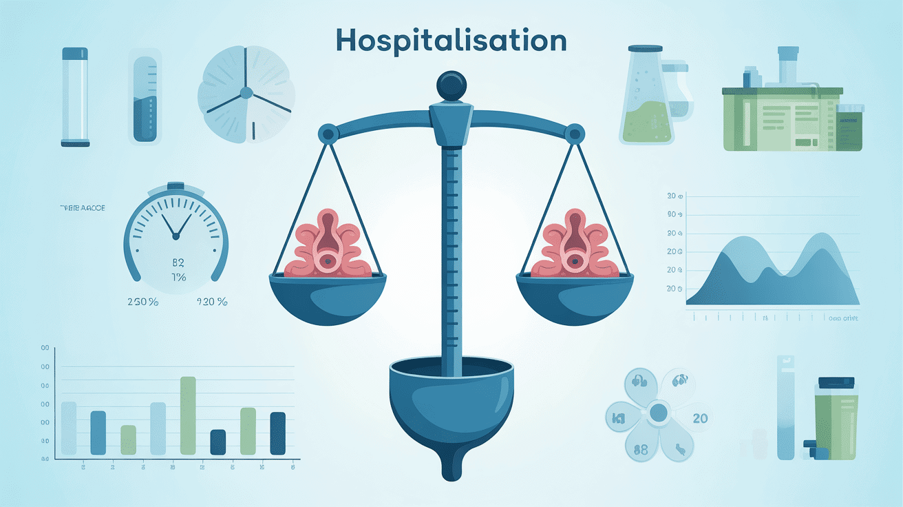 Facteurs influant calcul rénal durée hospitalisation