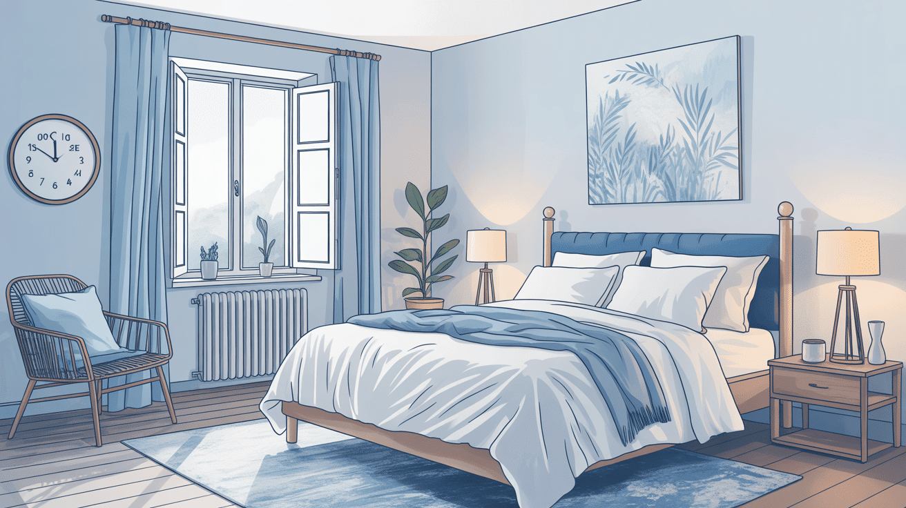 Chambre idéale solutions contre la transpiration excessive la nuit