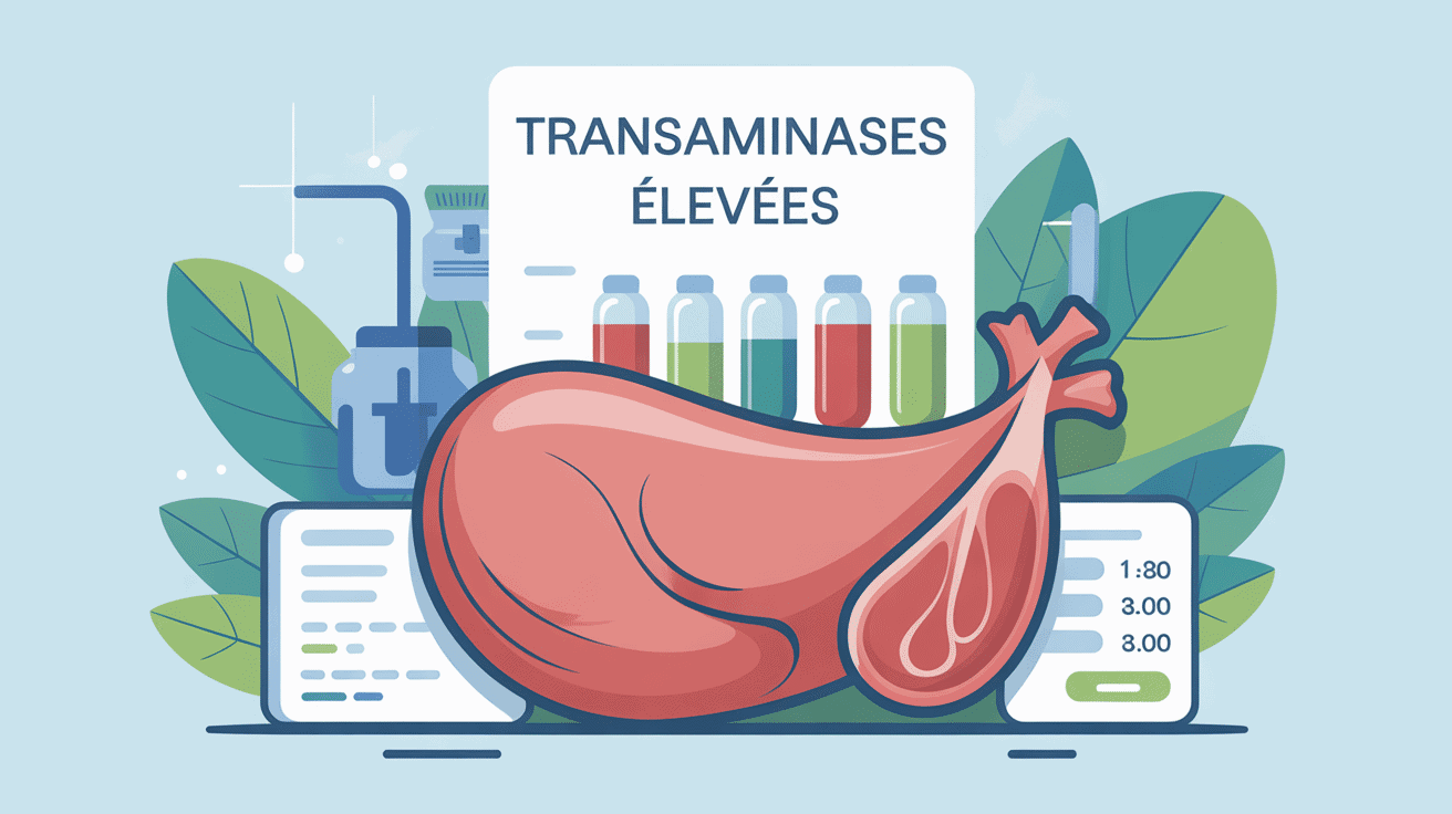 transaminases élevées quand s'inquiéter illustration santé du foie