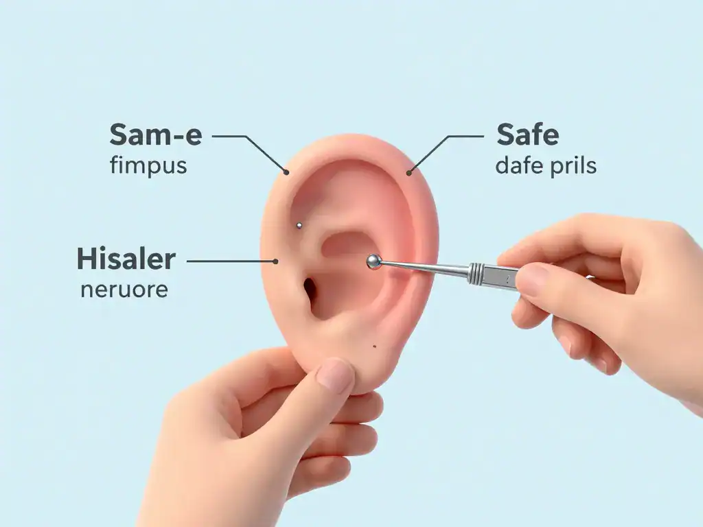 lobe des oreilles piercing prévention infections déchirures diagramme