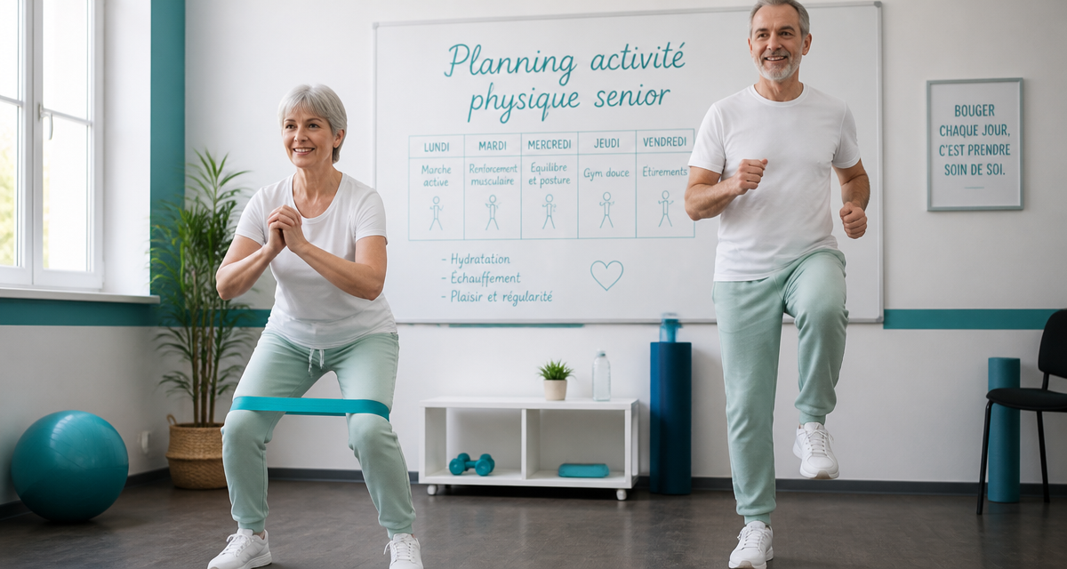 combien d heures de sport par semaine apres 60 ans seniors en salle