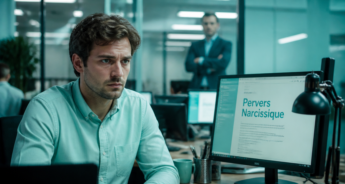 pervers narcissique travail salarié manager open space