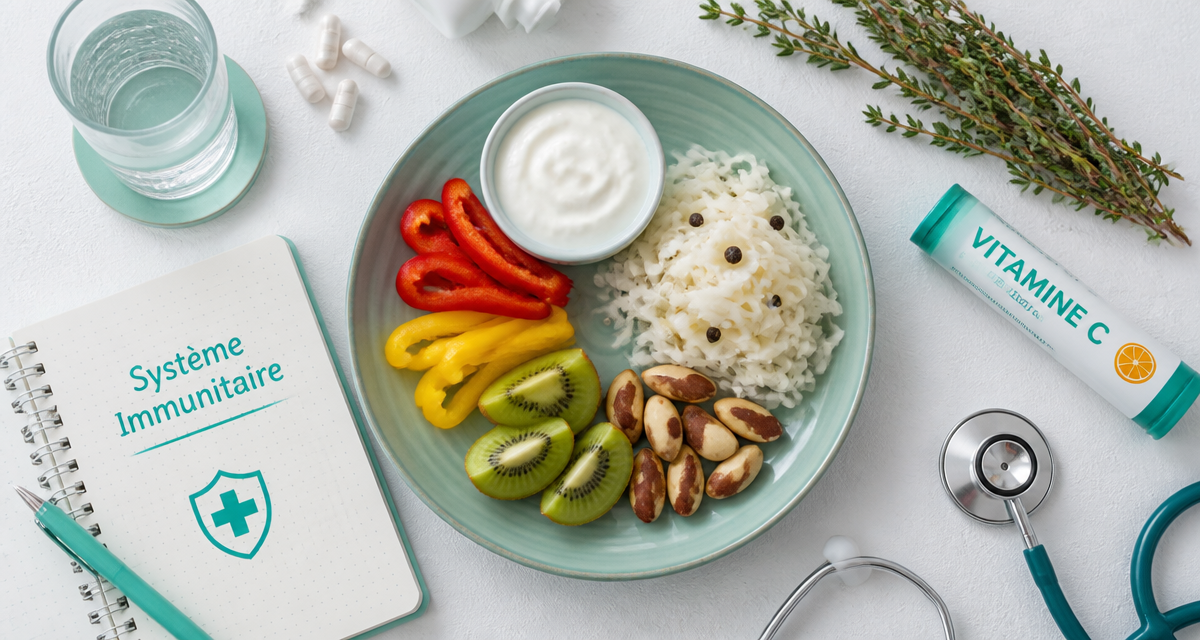 Renforcement du systeme immunitaire avec aliments probiotiques