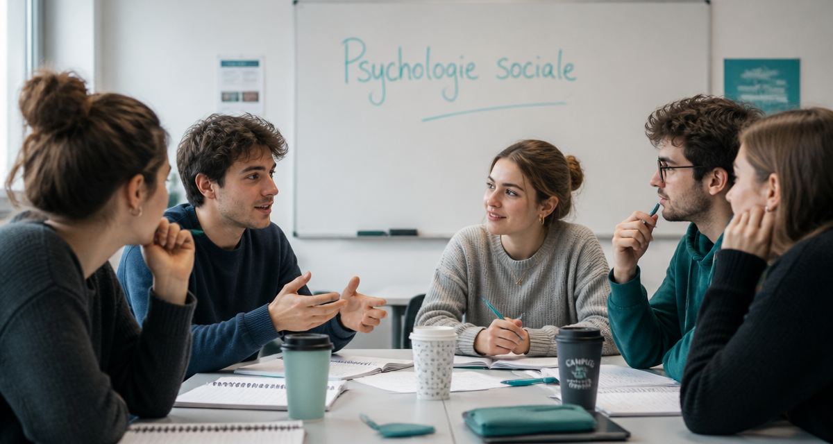 def psychologie sociale groupe discussion salle de classe