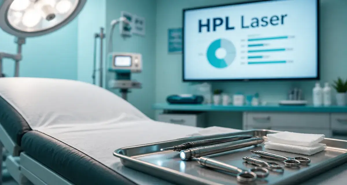 Opération hémorroïdes au laser avis : table d’examen proctologique et fibre laser