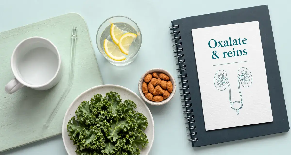 Oxalate et calculs rénaux : réglages alimentaires pour éviter les cristaux