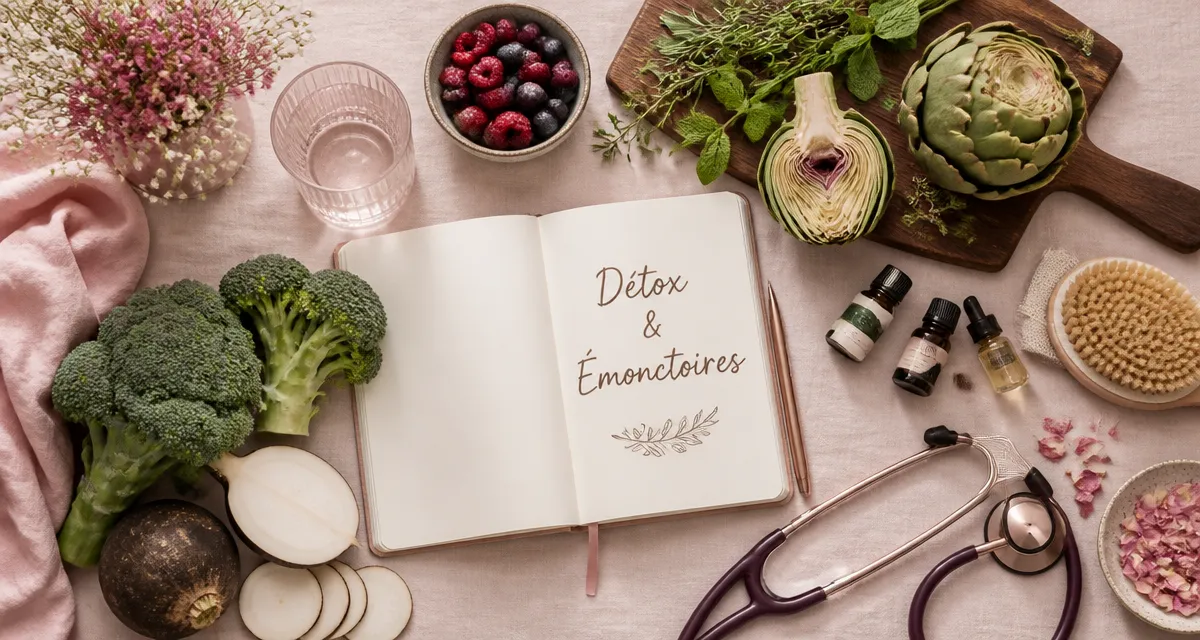 comment faire une detox avec émonctoires et aliments naturels