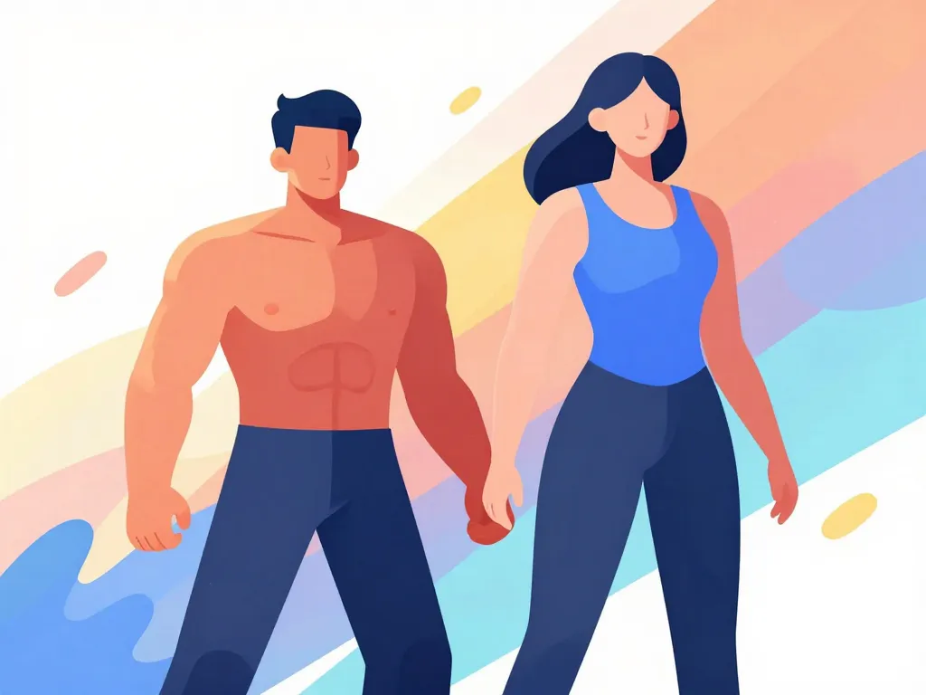 muscu avant apres 3 mois posture muscles illustration