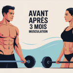 muscu avant apres 3 mois progression corporel homme femme
