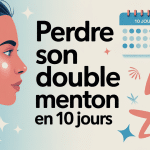 illustration perdre son double menton en 10 jours