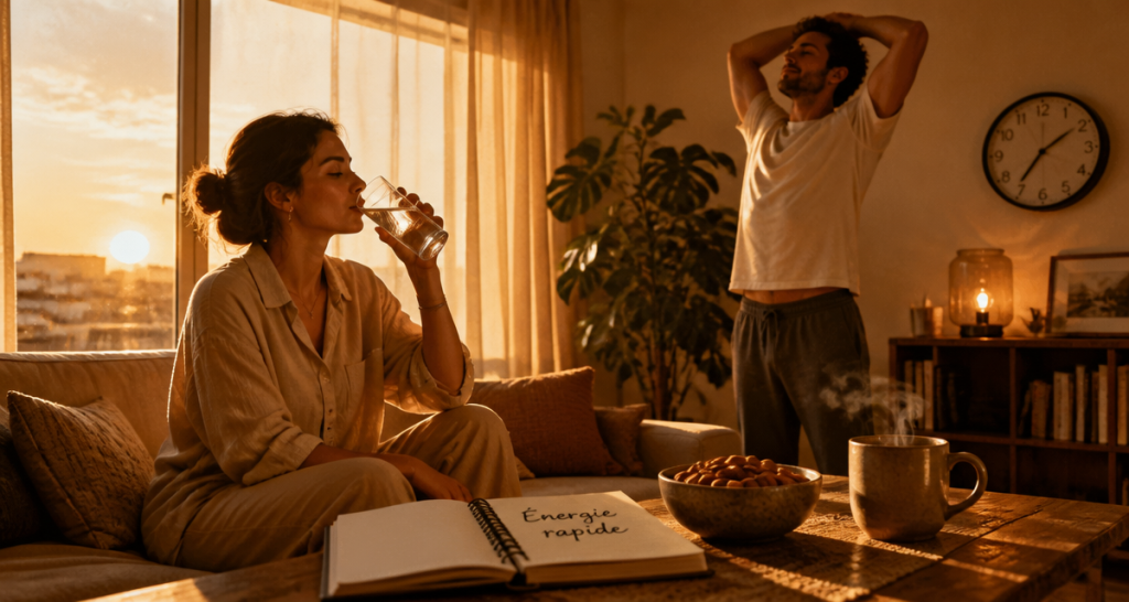 comment avoir de l energie rapidement femme homme salon