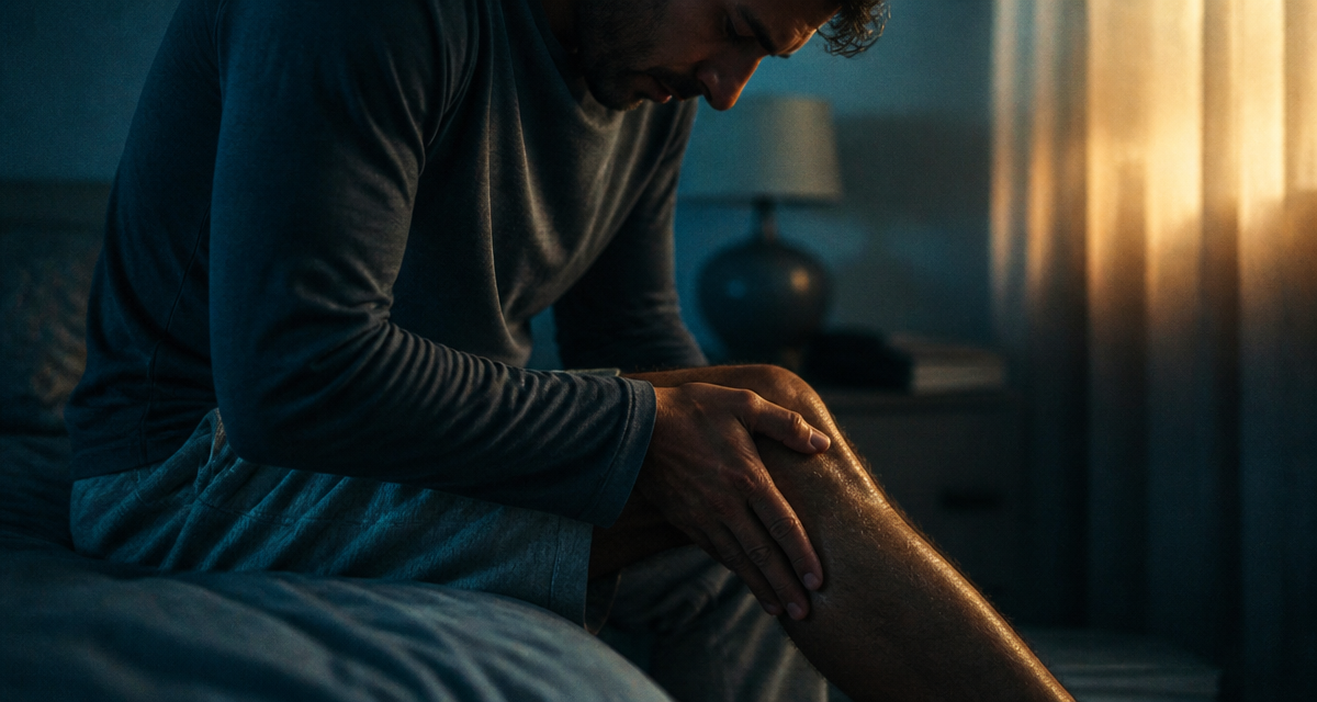 douleur jambe gauche signification homme masse