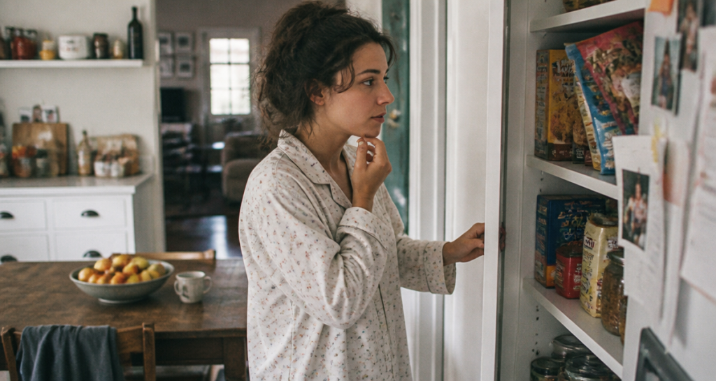 je veux maigrir mais je n ai aucune volonte femme devant placard