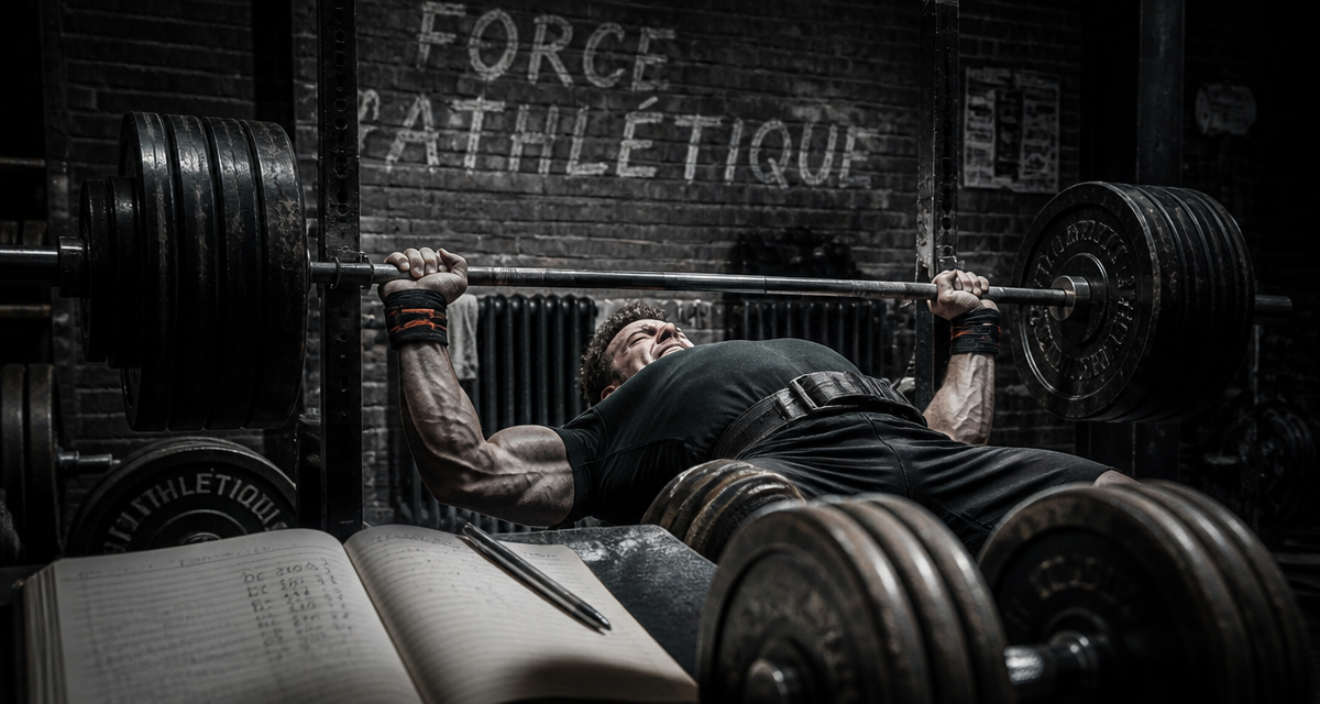 musculation pour la force développé couché salle