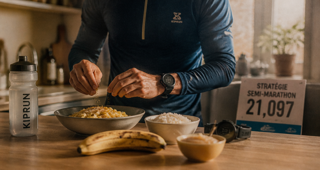 alimentation pour un semi marathon repas coureur