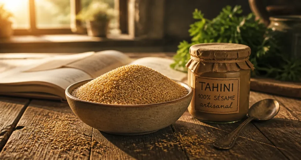 bienfaits des graines de sesame bol tahini