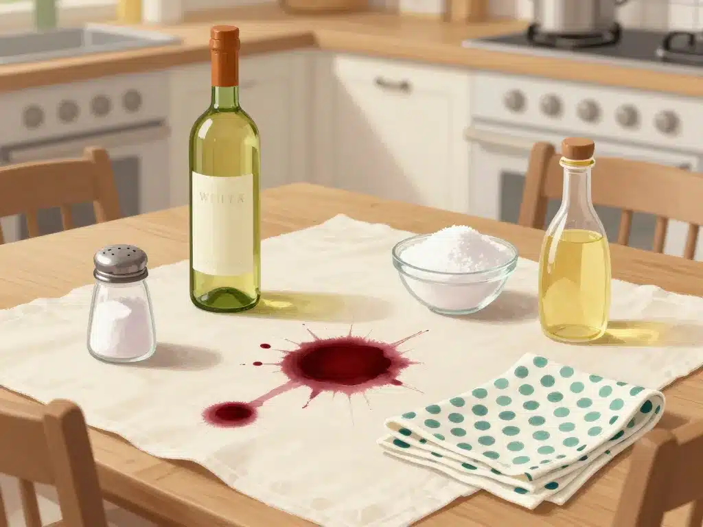 astuce de grand mere tache de vin rouge cuisine solutions naturelles